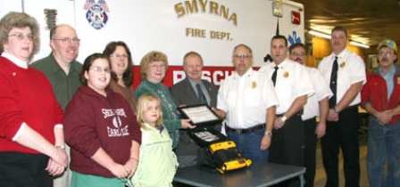Smyrna Fire Dept. receives AED donation